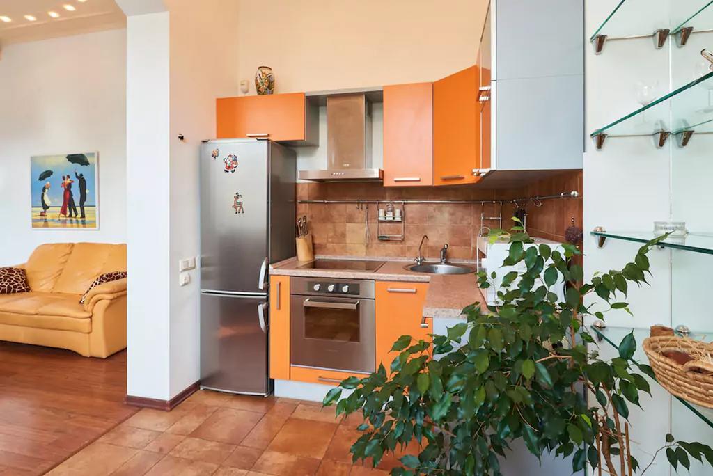 קייב Home Hotel Apartments On Kontraktova Ploshcha מראה חיצוני תמונה